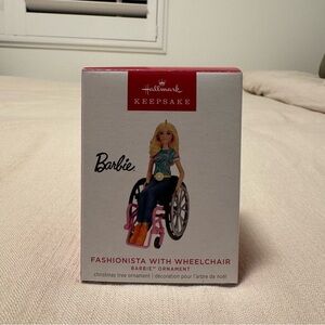 2023 Hallmark Keepsake Wheelchair Barbie Ornament